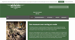 Desktop Screenshot of memorymuseum.nl